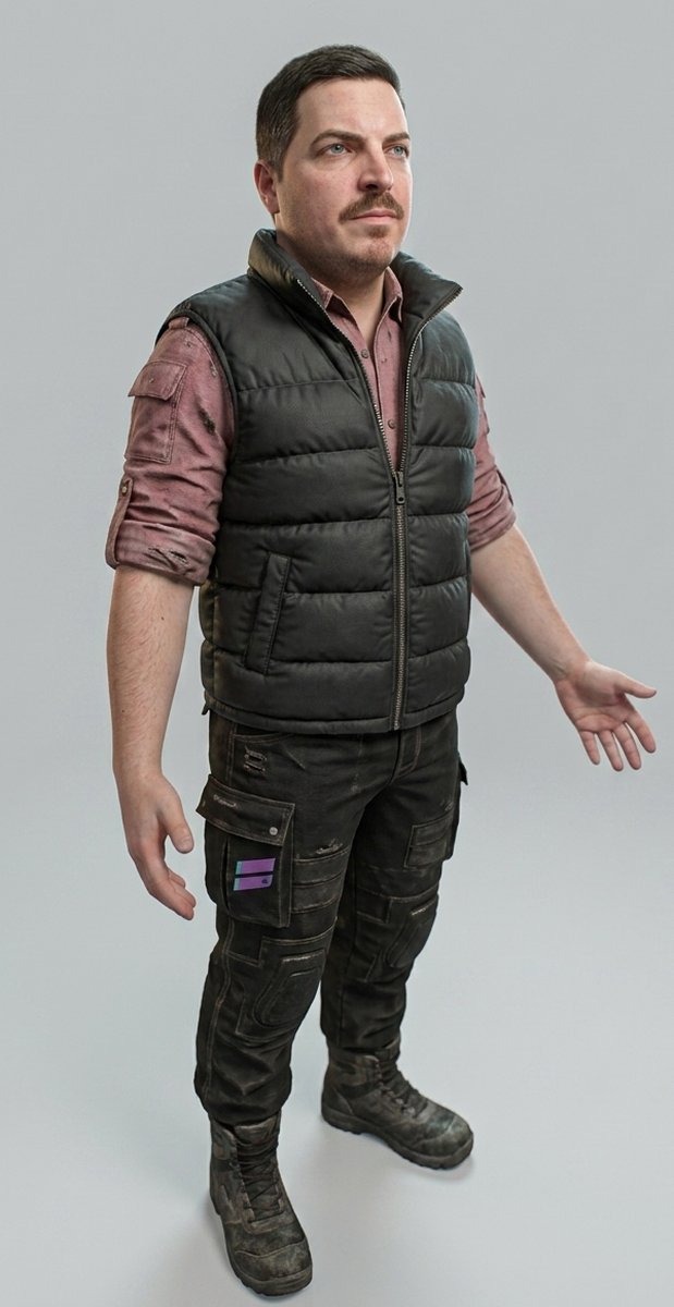 Paden Hodges, founder of Terran Studio, stylized portrait