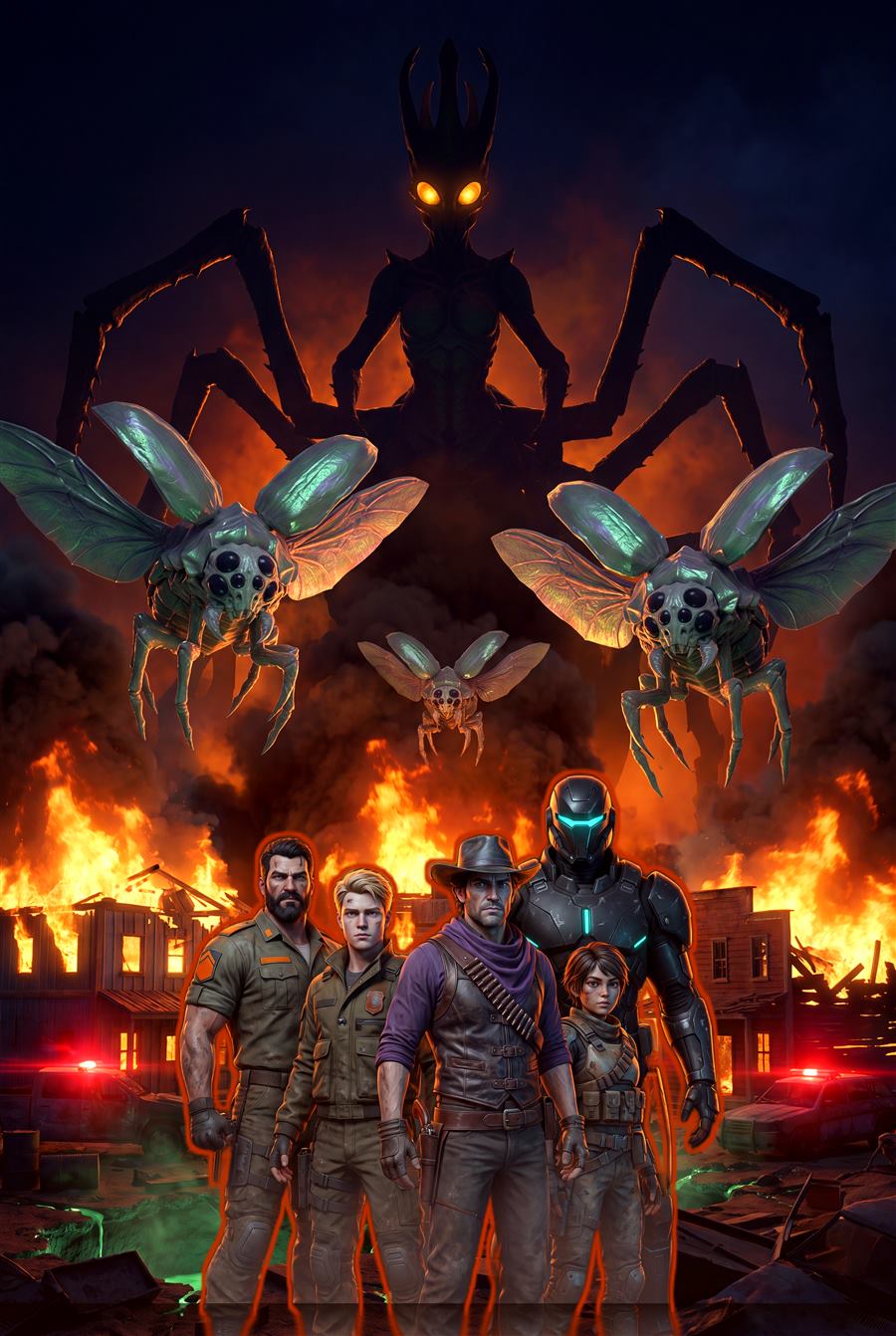 Last Line — Conflict Space crew vs the Hive